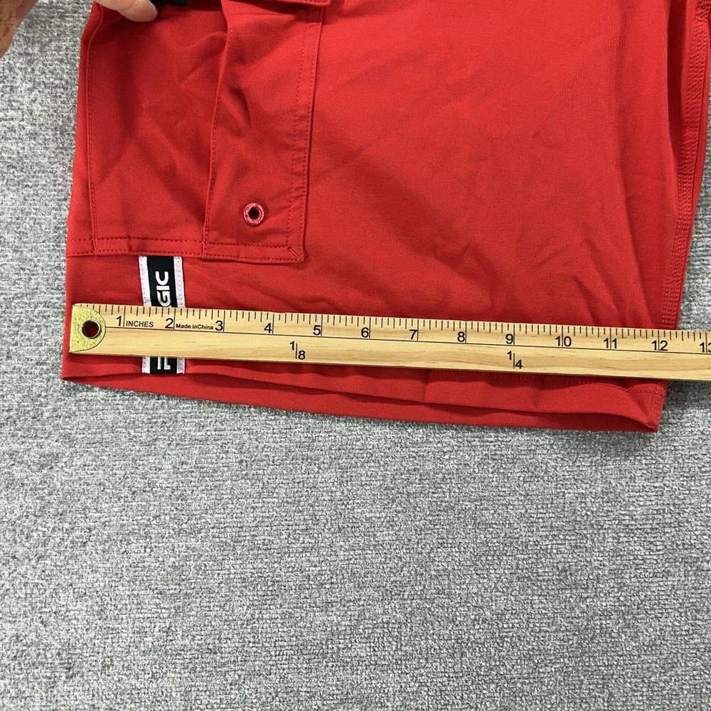 Pelagic Blackfin Board Cargo Shorts Size 32 Red Beach Casual